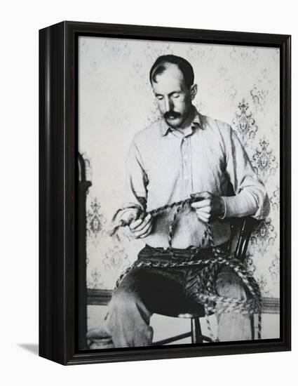 Tom Horn (1861-1903) (B/W Photo)-American Photographer-Framed Premier Image Canvas