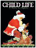 Santa's Bag - Child Life, December 1929-Tom Meade-Giclee Print