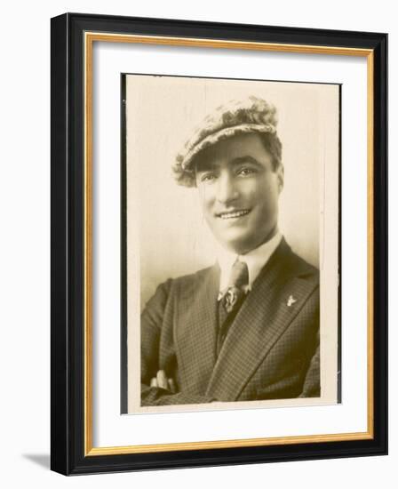 Tom Mix Us Marshal Who Became a Film Actor, He Appeared in More Than 400 Westerns-null-Framed Photographic Print
