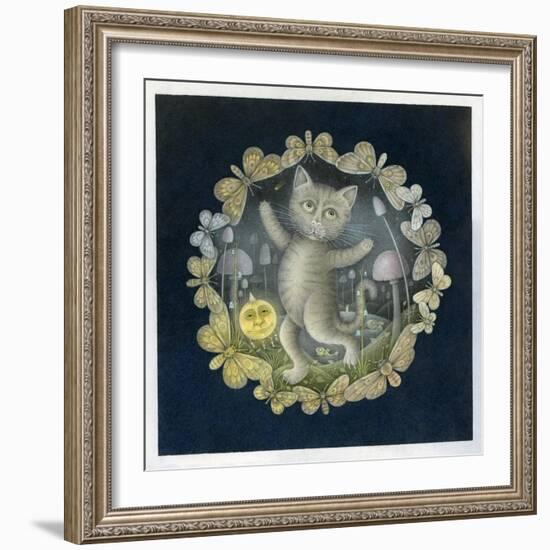 Tom Moggy and the Moon-Wayne Anderson-Framed Giclee Print