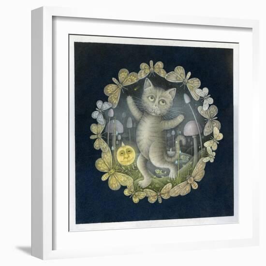 Tom Moggy and the Moon-Wayne Anderson-Framed Giclee Print