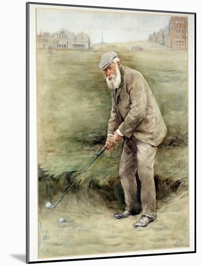 Tom Morris senior, British golfer, portrait, c1910-Unknown-Mounted Giclee Print