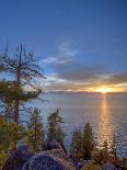 Sunset at Logan Shoals on the East Side of Lake Tahoe, Nevada, USA-Tom Norring-Photographic Print