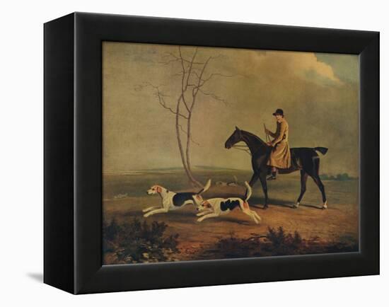 Tom Oldaker, Huntsman of the Berkley Hounds, on Pickle, with the Hounds, 1929-Benjamin Marshall-Framed Premier Image Canvas