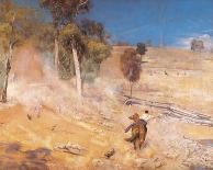 Holiday sketch at Coogee-Tom Roberts-Premium Giclee Print