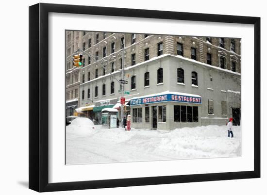 Tom's Restaurant-Igor Maloratsky-Framed Art Print