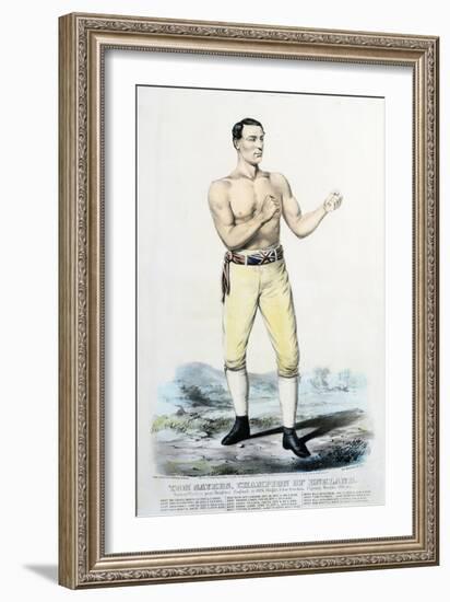 Tom Sayers, Champion of England-Stapleton Collection-Framed Giclee Print