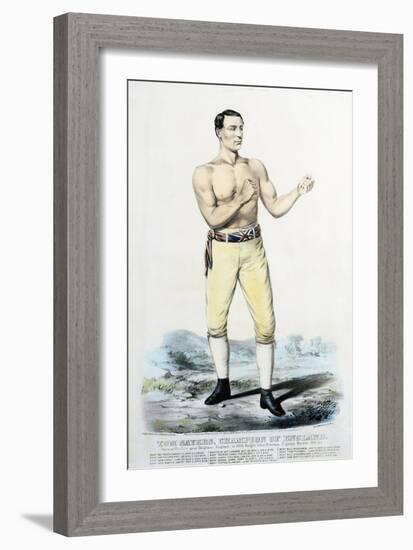 Tom Sayers, Champion of England-Stapleton Collection-Framed Giclee Print