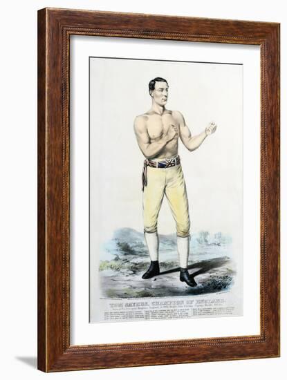 Tom Sayers, Champion of England-Stapleton Collection-Framed Giclee Print