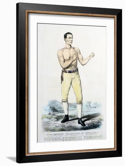 Tom Sayers, Champion of England-Stapleton Collection-Framed Giclee Print