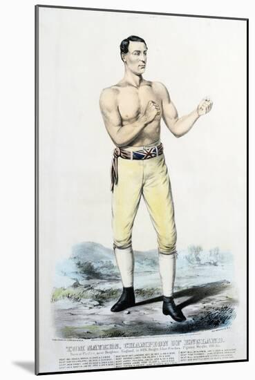 Tom Sayers, Champion of England-Stapleton Collection-Mounted Giclee Print