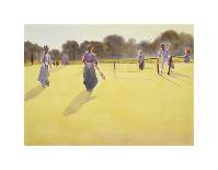 The Tennis Party-Tom Simpson-Framed Premium Giclee Print