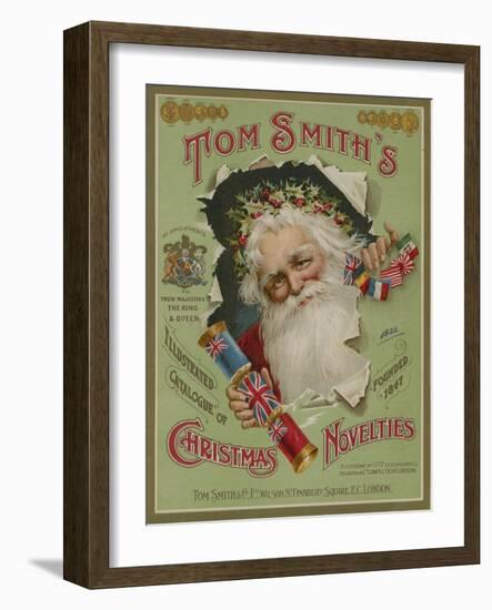 Tom Smith and Co Ltd, Christmas Novelties, Christmas Crackers, Brochure Cover-null-Framed Giclee Print