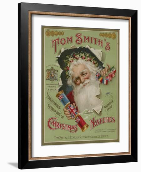 Tom Smith and Co Ltd, Christmas Novelties, Christmas Crackers, Brochure Cover-null-Framed Giclee Print