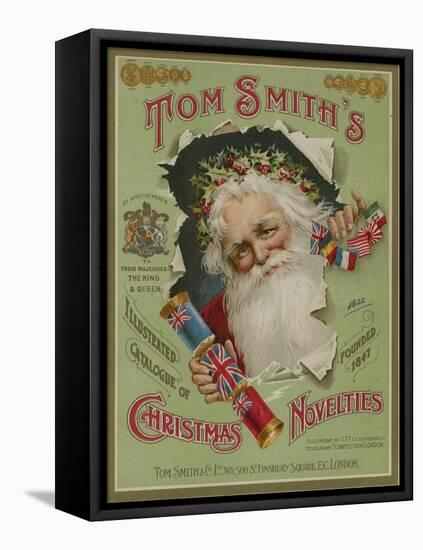 Tom Smith and Co Ltd, Christmas Novelties, Christmas Crackers, Brochure Cover-null-Framed Premier Image Canvas