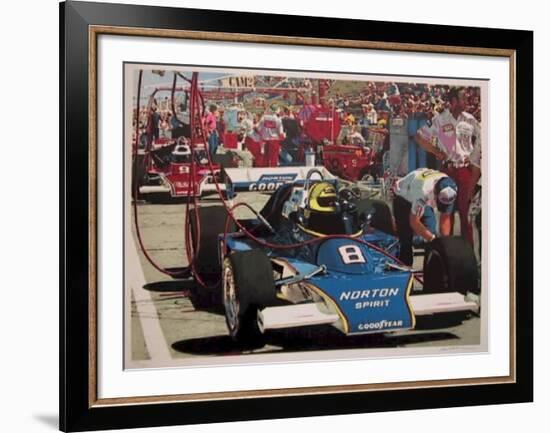 Tom Sneva-Ron Kleemann-Framed Collectable Print