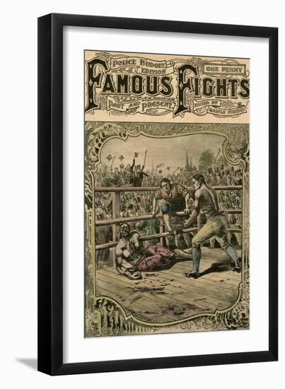 Tom Spring's Second Fight with Jack Langan, 1824-null-Framed Giclee Print