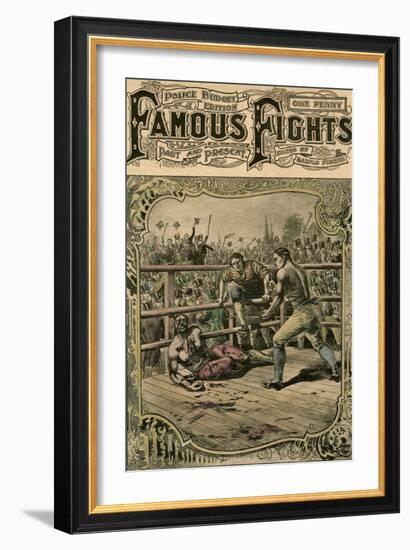 Tom Spring's Second Fight with Jack Langan, 1824-null-Framed Giclee Print