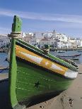 Fishing Boat and Village Near Portimac, Ferragudo, Algarve, Portugal, Europe-Tom Teegan-Photographic Print