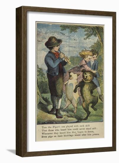 Tom the Piper's Son Played with Such Skill-null-Framed Giclee Print