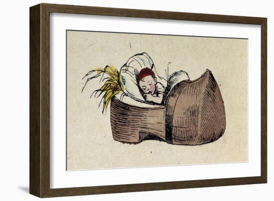 Tom Thumb- Illustration to 'Le petit Poucet'-Theodor Hosemann-Framed Giclee Print