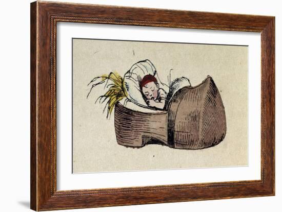 Tom Thumb- Illustration to 'Le petit Poucet'-Theodor Hosemann-Framed Giclee Print