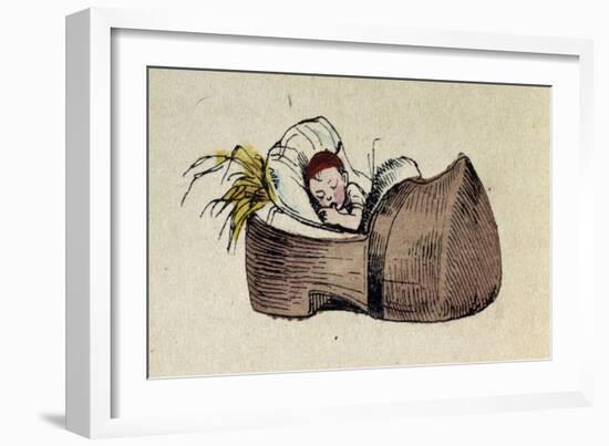 Tom Thumb- Illustration to 'Le petit Poucet'-Theodor Hosemann-Framed Giclee Print