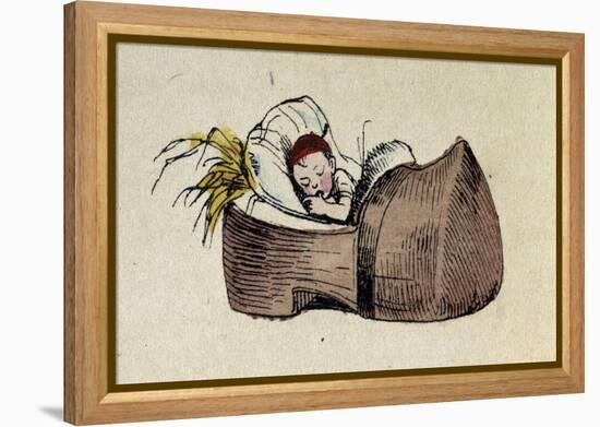 Tom Thumb- Illustration to 'Le petit Poucet'-Theodor Hosemann-Framed Premier Image Canvas