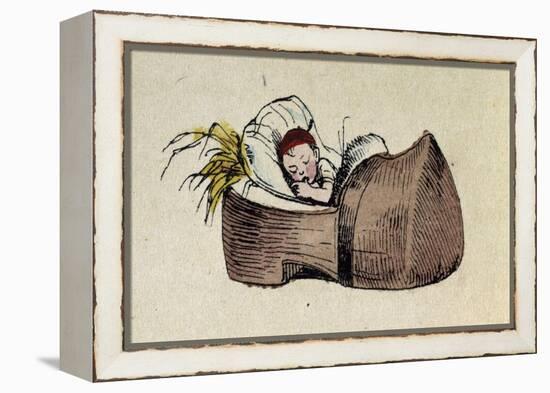 Tom Thumb- Illustration to 'Le petit Poucet'-Theodor Hosemann-Framed Premier Image Canvas
