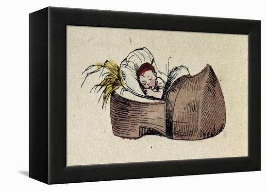 Tom Thumb- Illustration to 'Le petit Poucet'-Theodor Hosemann-Framed Premier Image Canvas