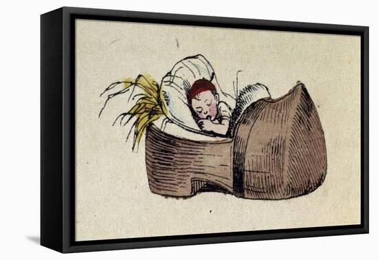 Tom Thumb- Illustration to 'Le petit Poucet'-Theodor Hosemann-Framed Premier Image Canvas