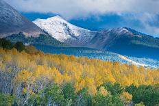 Light Rays on Mount Rundle, Banff National Park, Canada, Canadian Rockies, Vermillion Lakes Area-Tom Till-Photographic Print