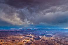 Storm Clouds at Green River Overlook, Canyonlands National Park, Utah, Island in the Sky District-Tom Till-Photographic Print