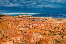 Sunset Point View, Bryce Canyon National Park, Utah, Wasatch Limestone Pinnacles and Sunset Clouds-Tom Till-Photographic Print