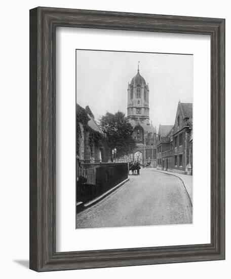 Tom Tower, Christchurch College, Oxford, Oxfordshire, 1924-1926-W Mann-Framed Giclee Print