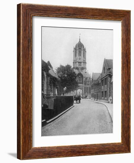 Tom Tower, Christchurch College, Oxford, Oxfordshire, 1924-1926-W Mann-Framed Giclee Print