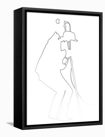 Tom Waits-Logan Huxley-Framed Stretched Canvas