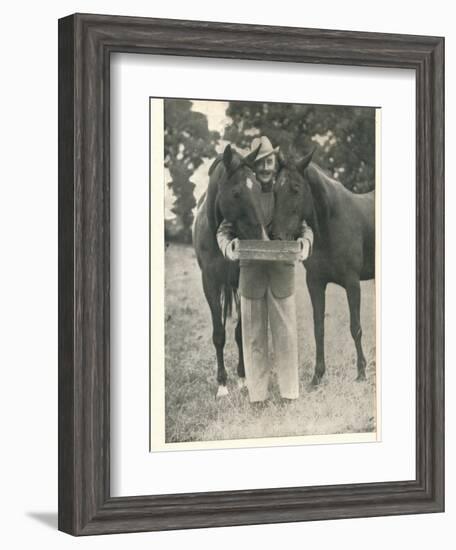 Tom Walls: Would That The Pedigree Of A Horse Were As Reliable A Guide As The Name Of Booth's-Unknown-Framed Photographic Print