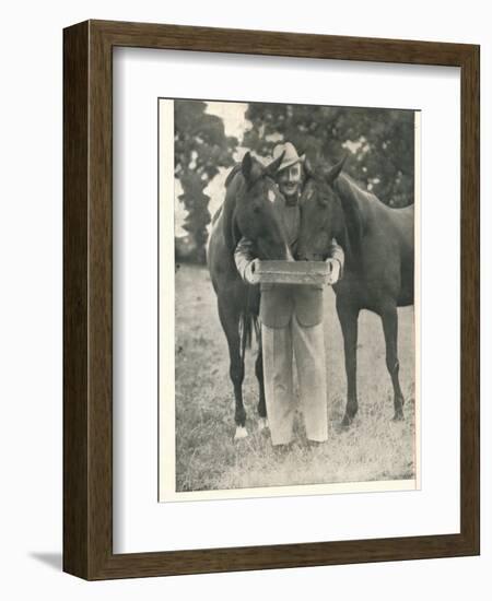 Tom Walls: Would That The Pedigree Of A Horse Were As Reliable A Guide As The Name Of Booth's-Unknown-Framed Photographic Print