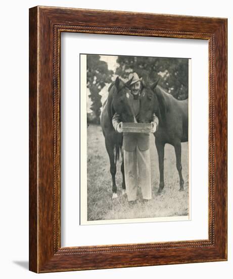 Tom Walls: Would That The Pedigree Of A Horse Were As Reliable A Guide As The Name Of Booth's-Unknown-Framed Photographic Print