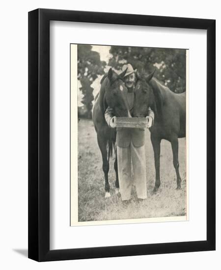 Tom Walls: Would That The Pedigree Of A Horse Were As Reliable A Guide As The Name Of Booth's-Unknown-Framed Photographic Print