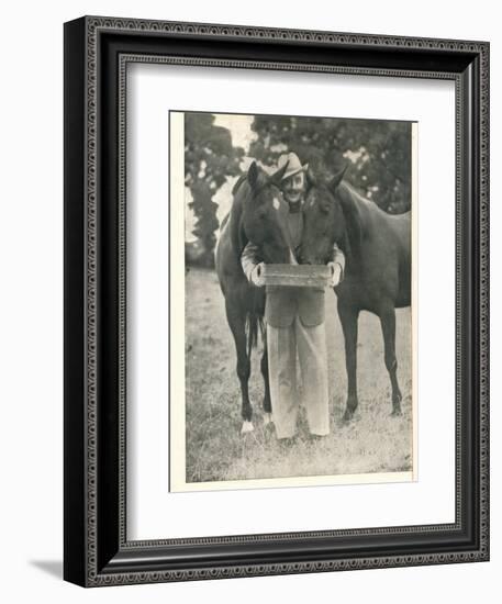 Tom Walls: Would That The Pedigree Of A Horse Were As Reliable A Guide As The Name Of Booth's-Unknown-Framed Photographic Print