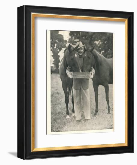 Tom Walls: Would That The Pedigree Of A Horse Were As Reliable A Guide As The Name Of Booth's-Unknown-Framed Photographic Print