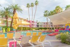 Yellow Doors in Palm Springs-Tom Windeknecht-Photographic Print