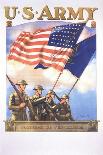Defend Your Country Recruitment Poster-Tom Woodburn-Giclee Print