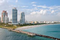 Miami Beach Aerial View-tomalu-Photographic Print