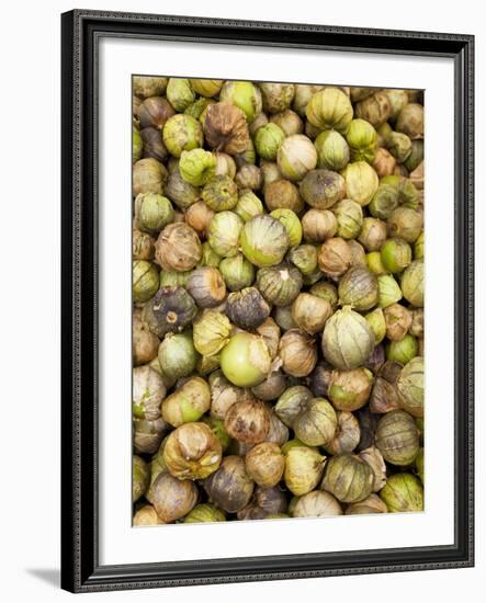 Tomatillos in Market, Guanajuato, Mexico-Merrill Images-Framed Photographic Print