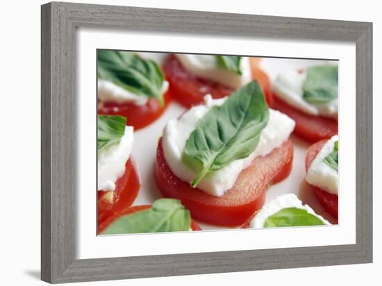 Tomato, Mozzarella And Basil Salad-Johnny Greig-Framed Photographic Print