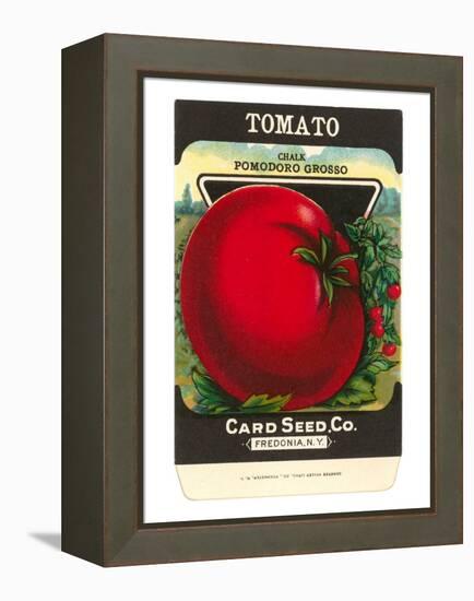 Tomato Seed Packet-null-Framed Stretched Canvas