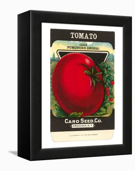 Tomato Seed Packet-null-Framed Stretched Canvas